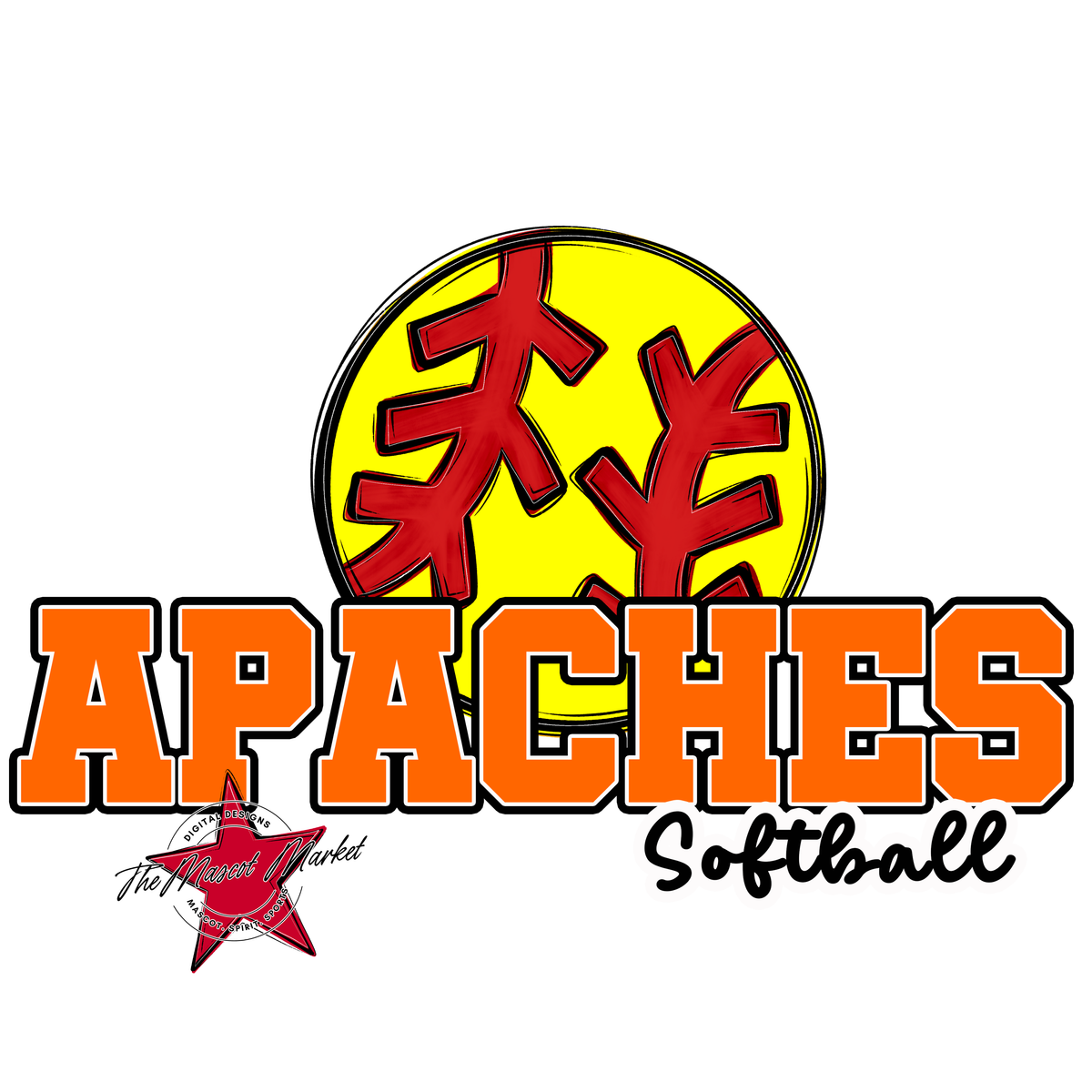 Apaches Varsity Softball-Orange