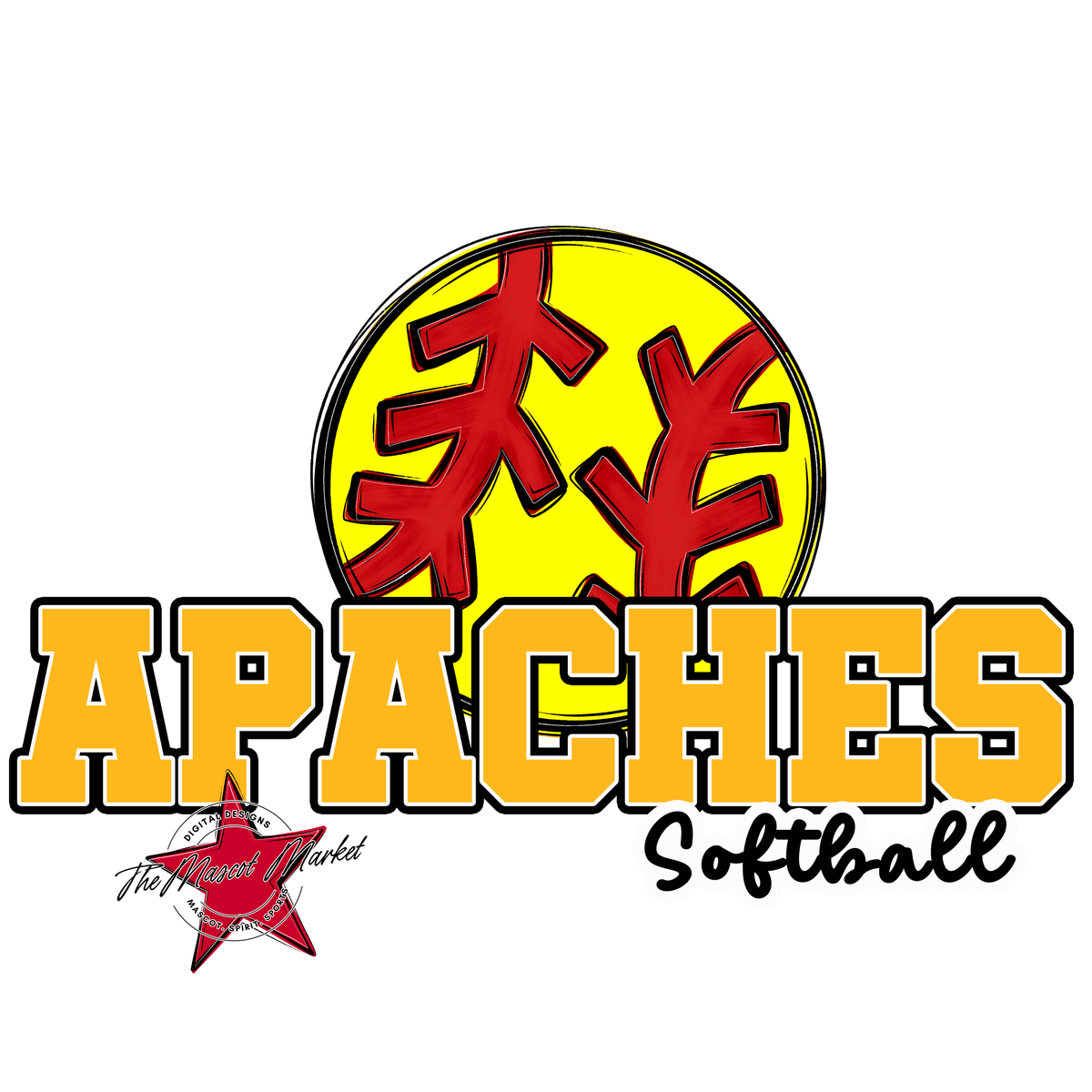 Apaches Varsity Softball-Yellow