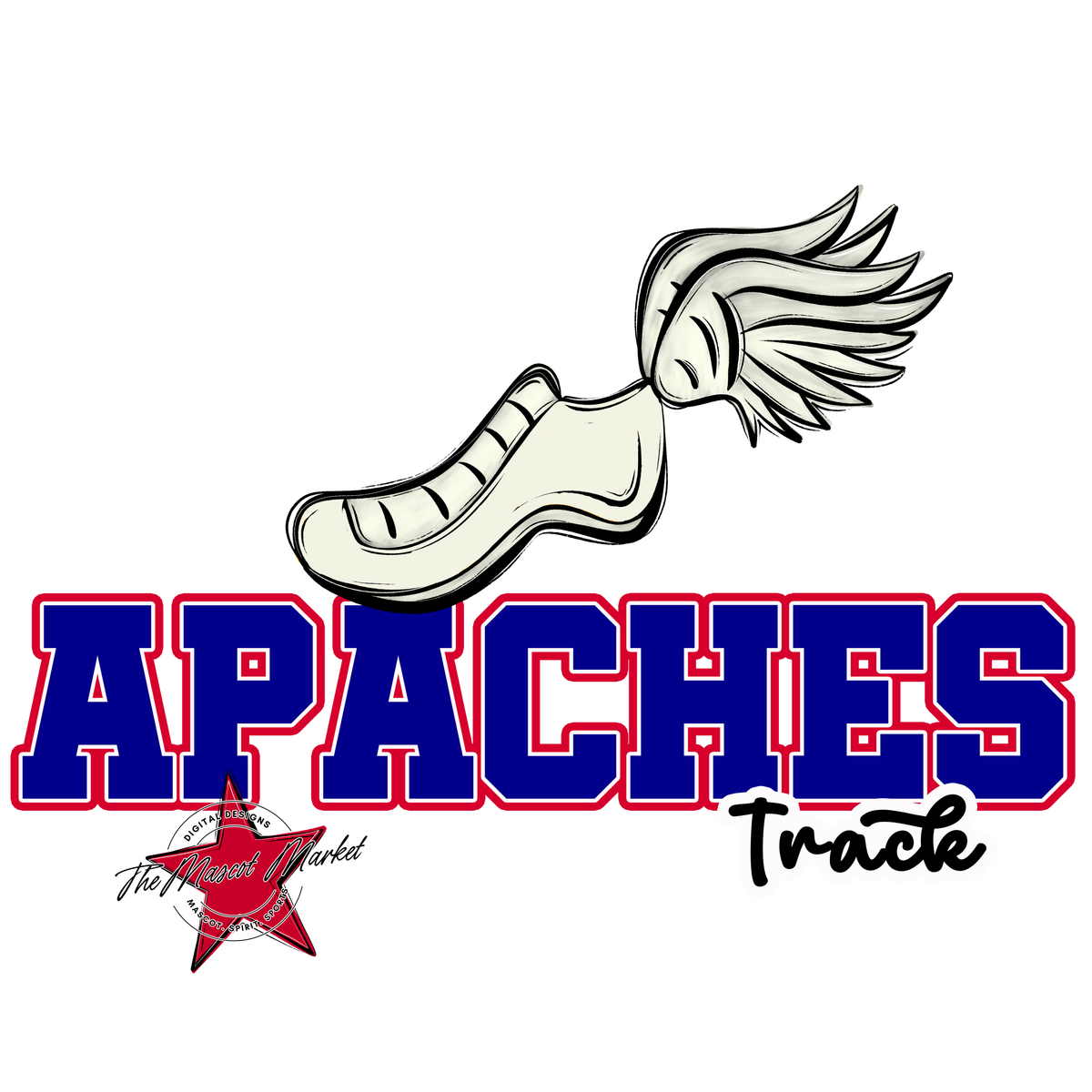 Apaches Varsity Track-Blue & Red