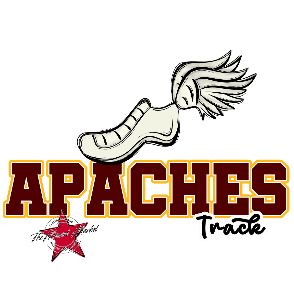 Apaches Varsity Track-Maroon & Yellow