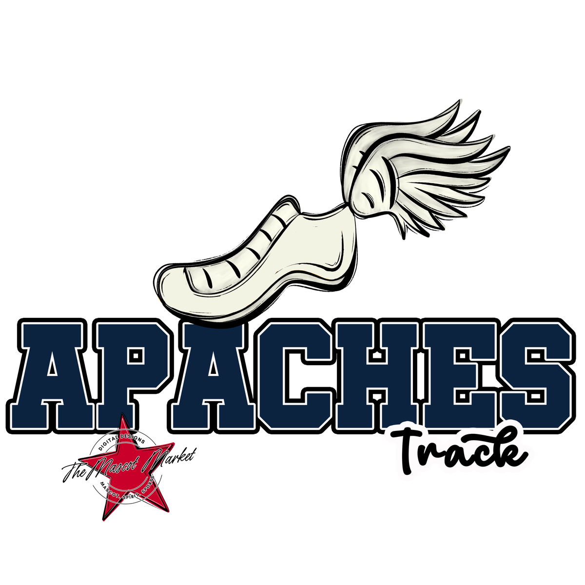 Apaches Varsity Track-Navy