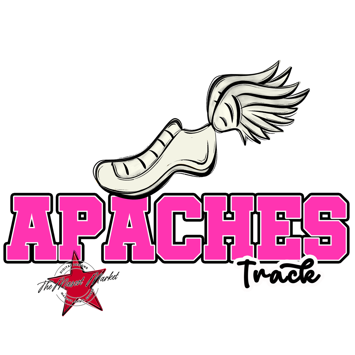 Apaches Varsity Track-Pink