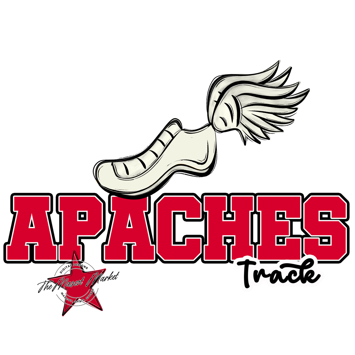 Apaches Varsity Track-Red