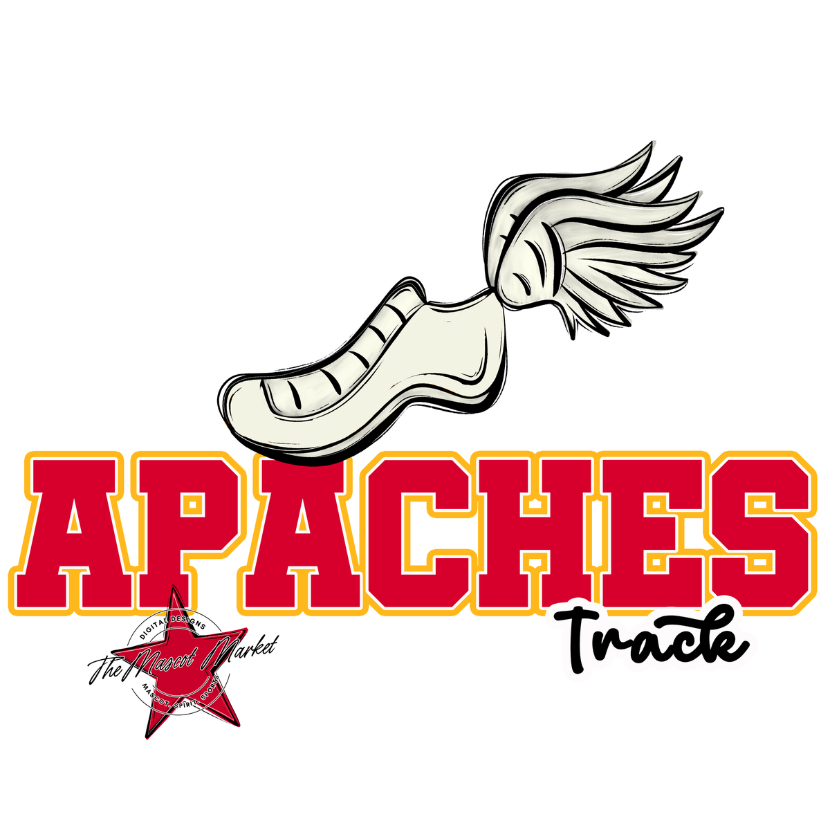 Apaches Varsity Track-Red & Yellow