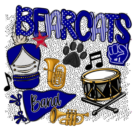 Bearcats Band Spirit-Blue