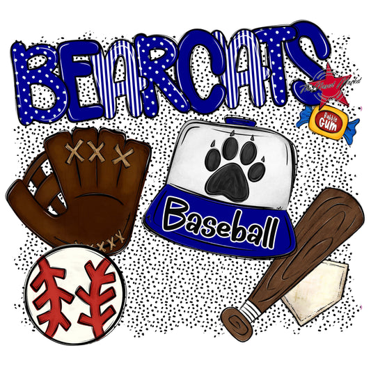 Bearcats Baseball Spirit-Blue