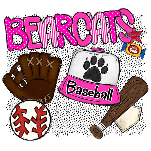 Bearcats Baseball Spirit-Pink