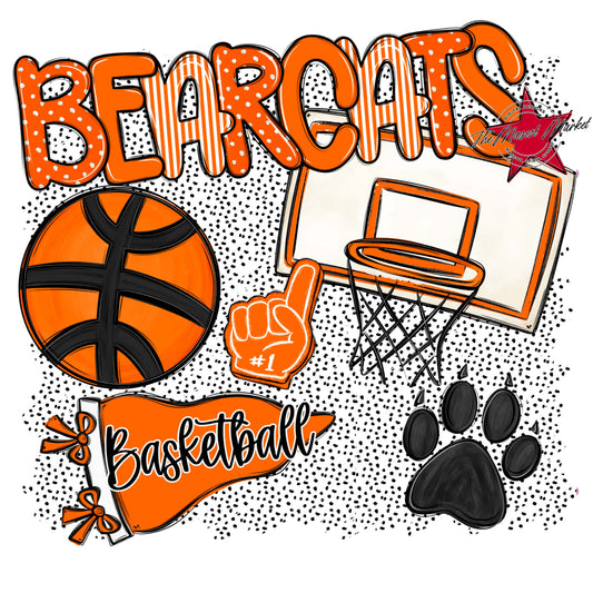 Bearcats Basketball Spirit-Orange