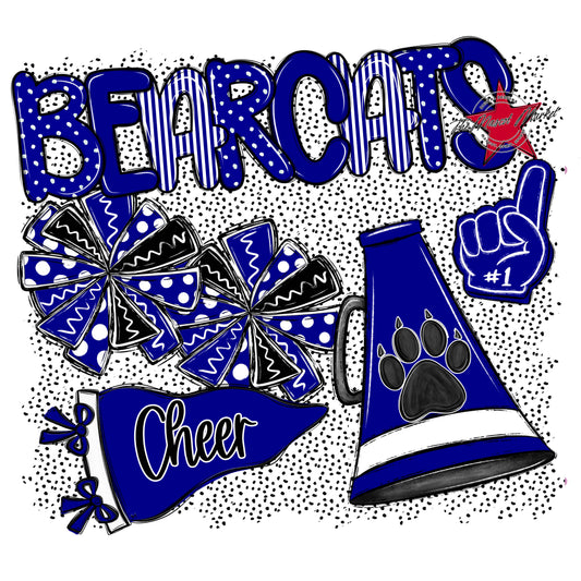 Bearcats Cheer Spirit-Blue
