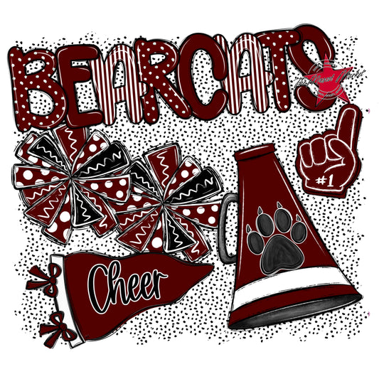 Bearcats Cheer Spirit-Maroon