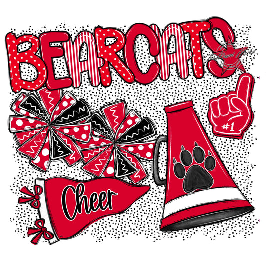 Bearcats Cheer Spirit-Red