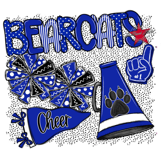 Bearcats Cheer Spirit-Royal Blue