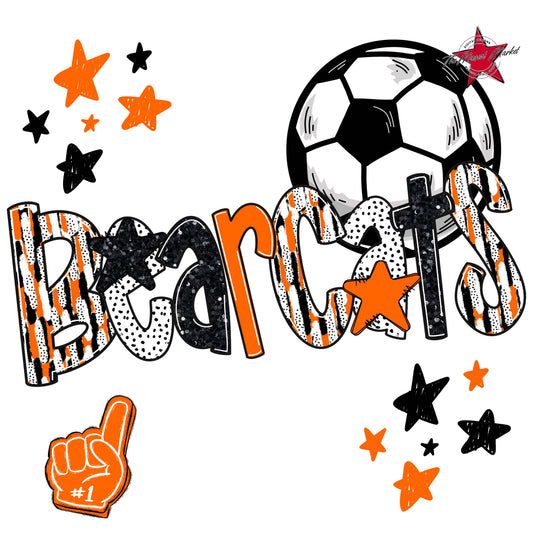 Bearcats Soccer Scrape-Orange