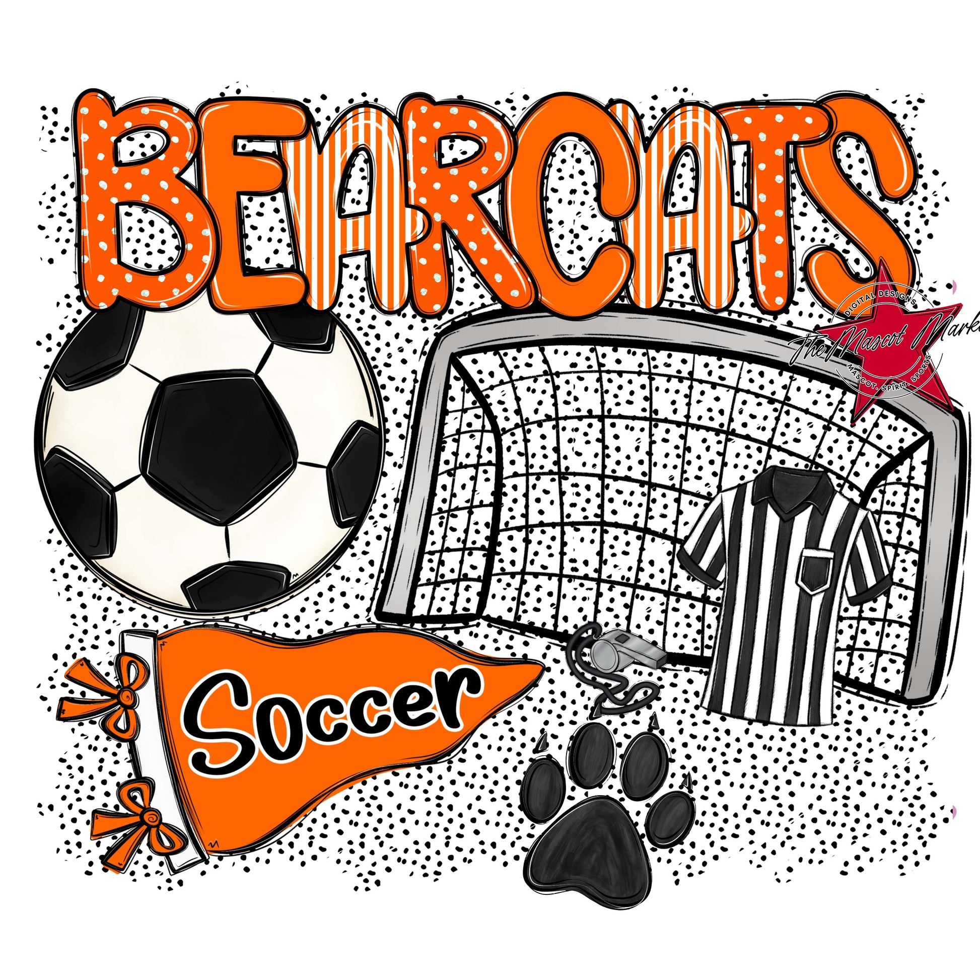 Bearcats Soccer Spirit-Orange