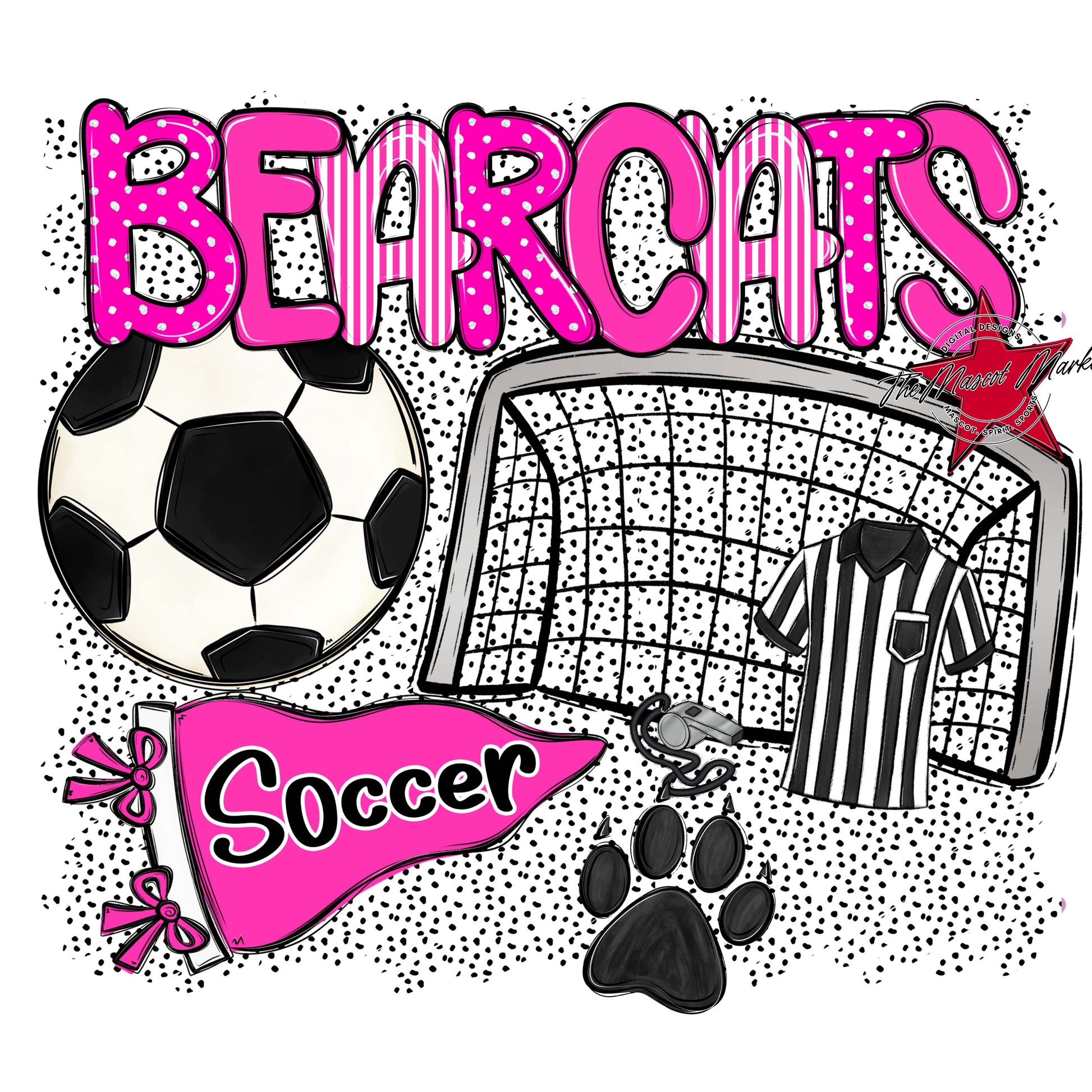Bearcats Soccer Spirit-Pink