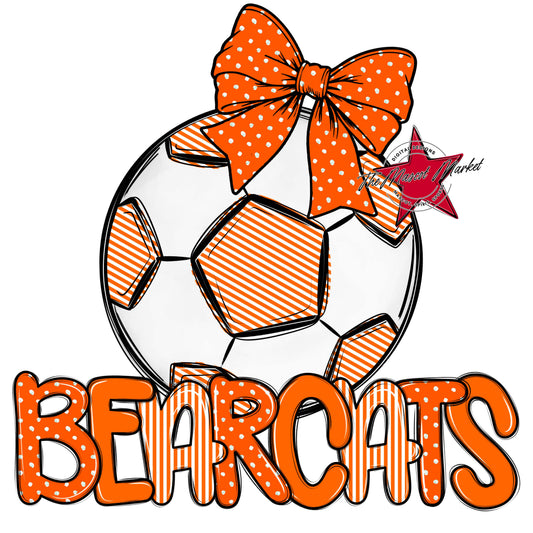 Bearcats Soccer Spirit Design-Orange