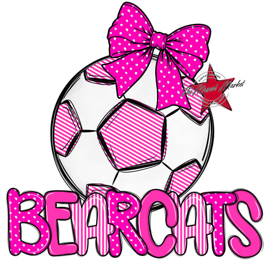 Bearcats Soccer Spirit Design-Pink