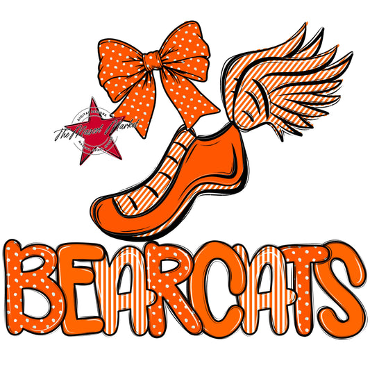 Bearcats Track Spirit Design-Orange
