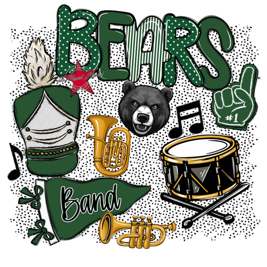 Bears Band Spirit-Green