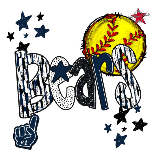 Bears Softball Scrape-Navy
