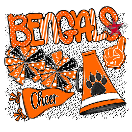 Bengals Cheer Spirit-Orange