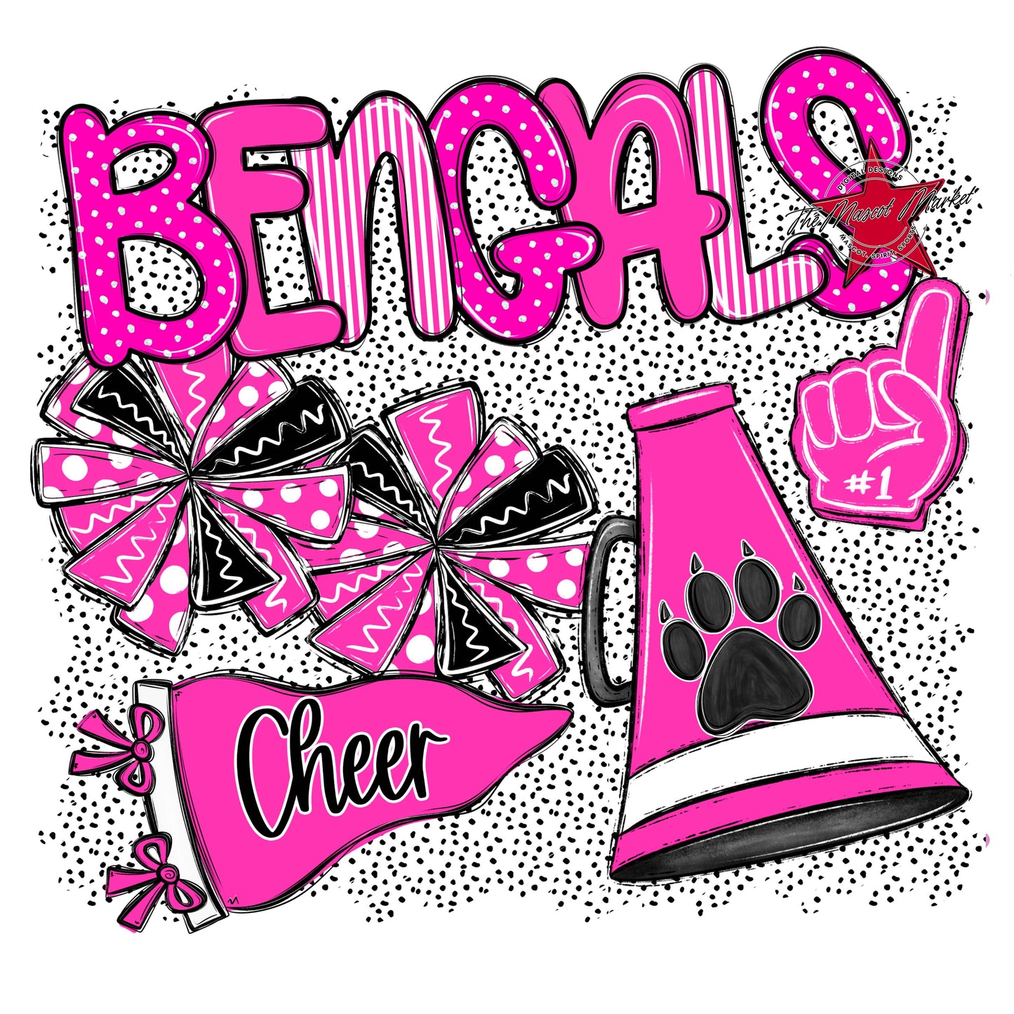 Bengals Cheer Spirit-Pink