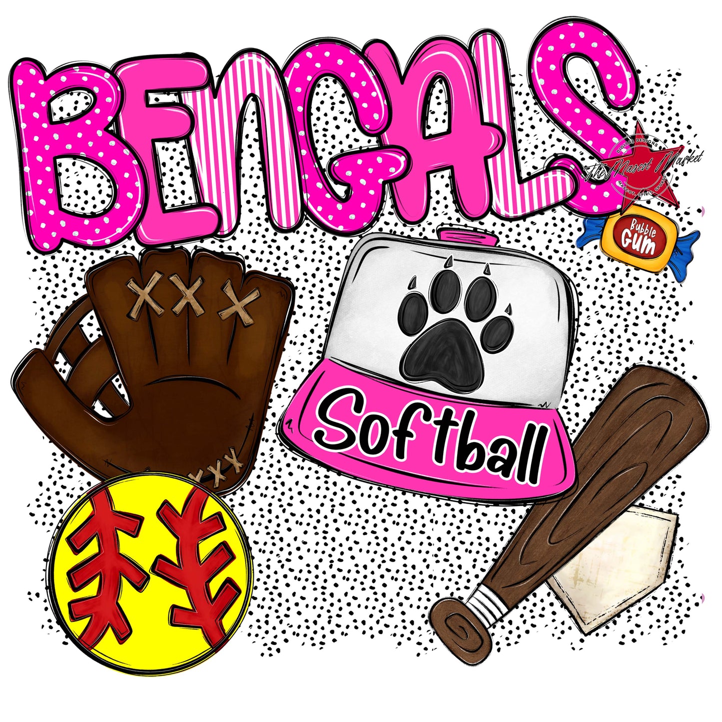 Bengals Softball Spirit-Pink