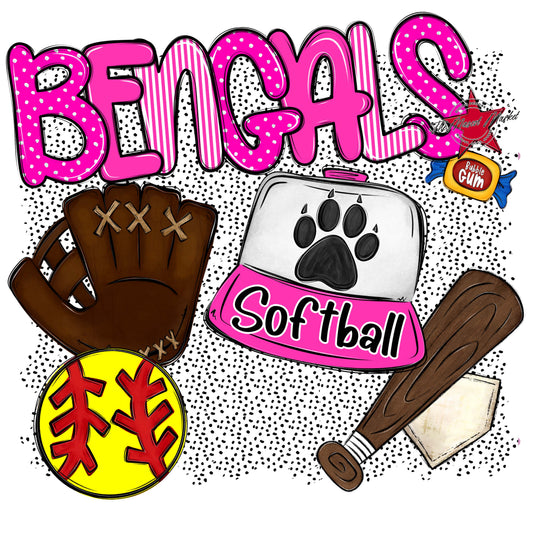 Bengals Softball Spirit-Pink