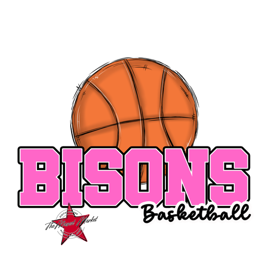 Bisons Varsity Basketball-Baby Pink