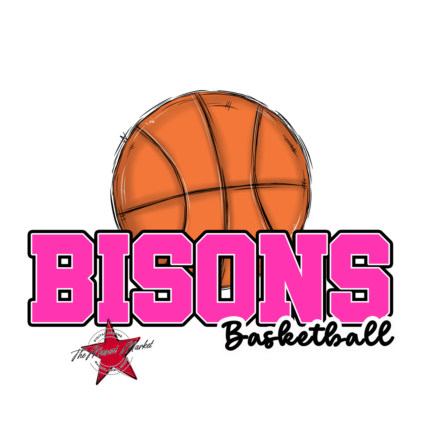 Bisons Varsity Basketball-Pink