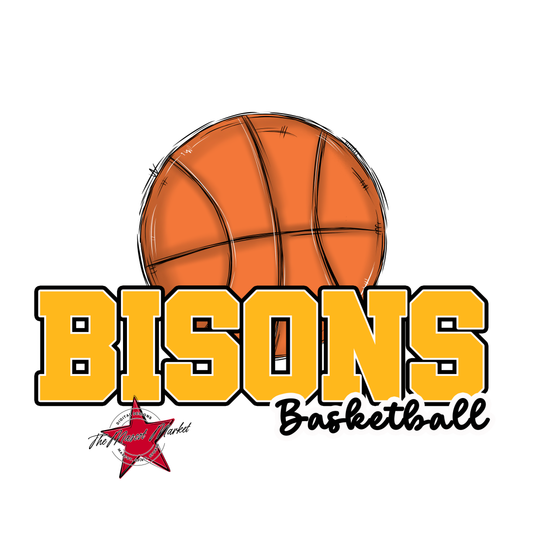 Bisons Varsity Basketball-Yellow