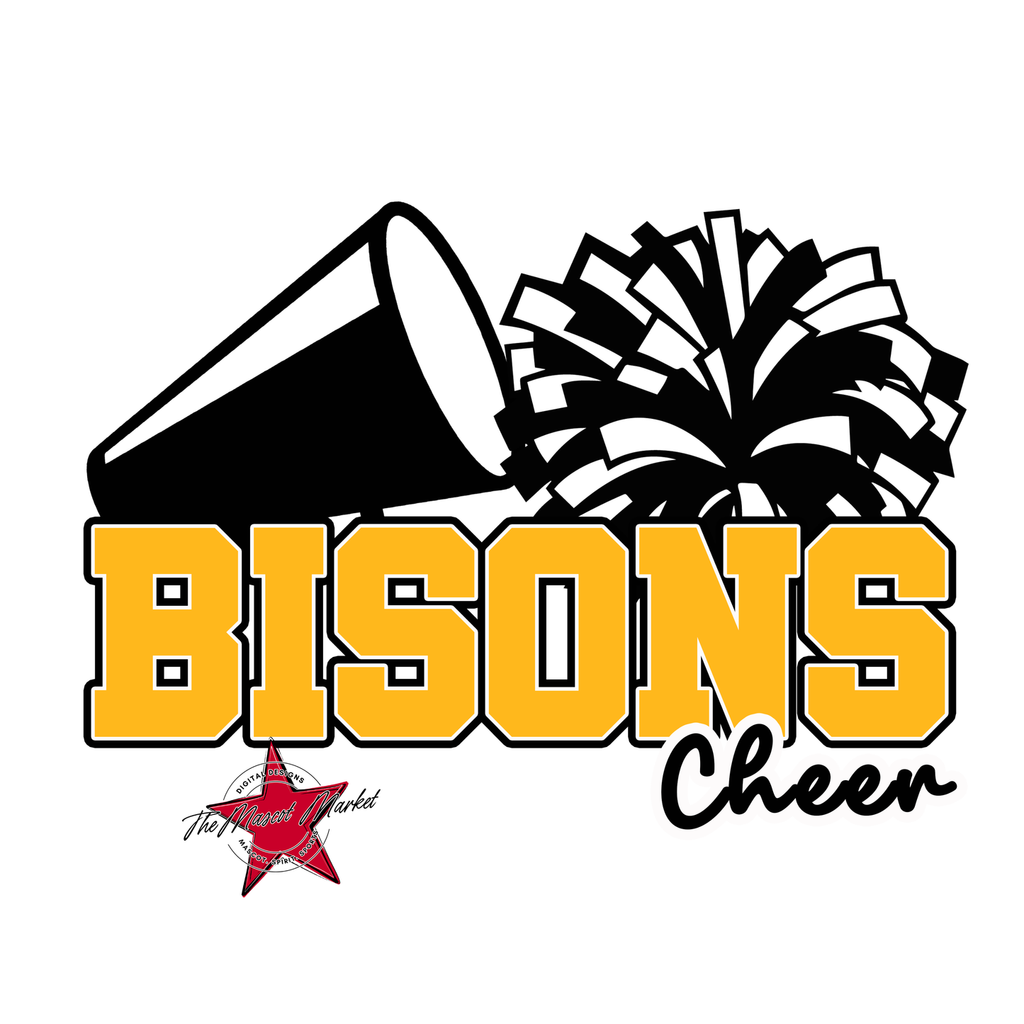 Bisons Varsity Cheer-Yellow