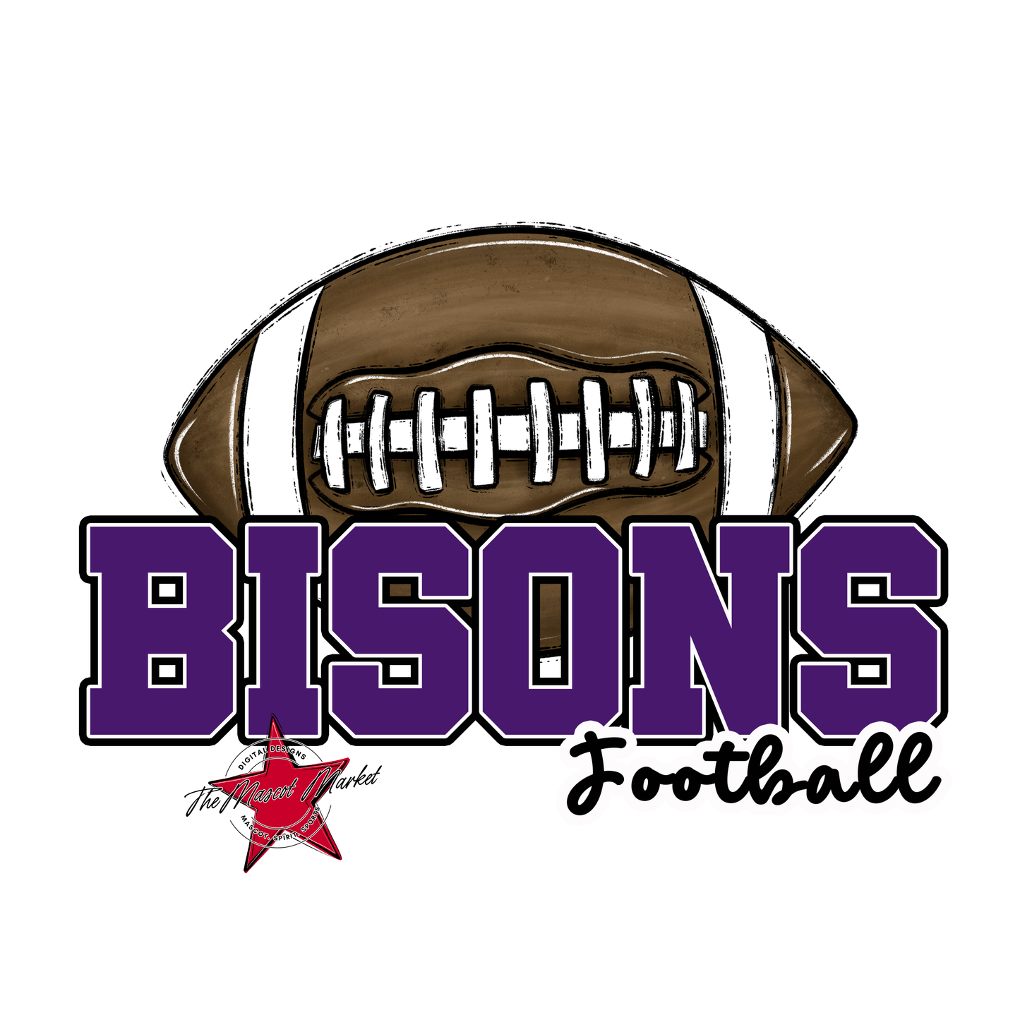 Bisons Varsity Football-Purple