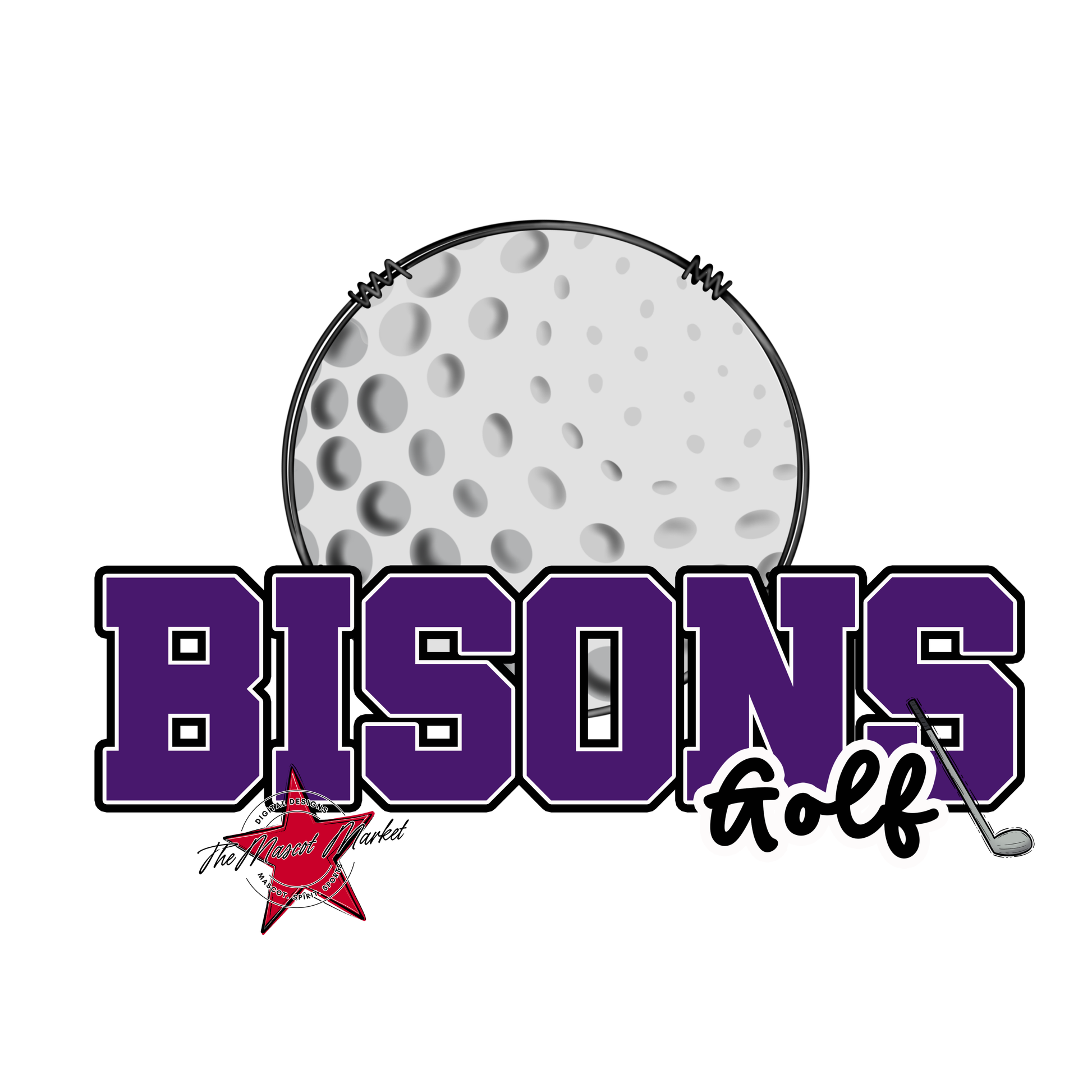 Bisons Varsity Golf-Purple