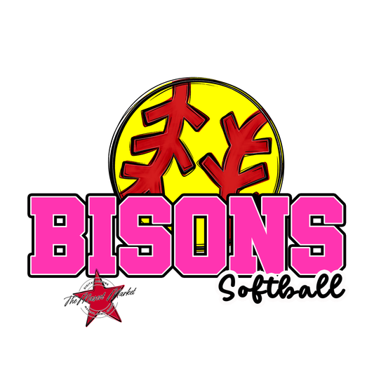 Bisons Varsity Softball-Pink