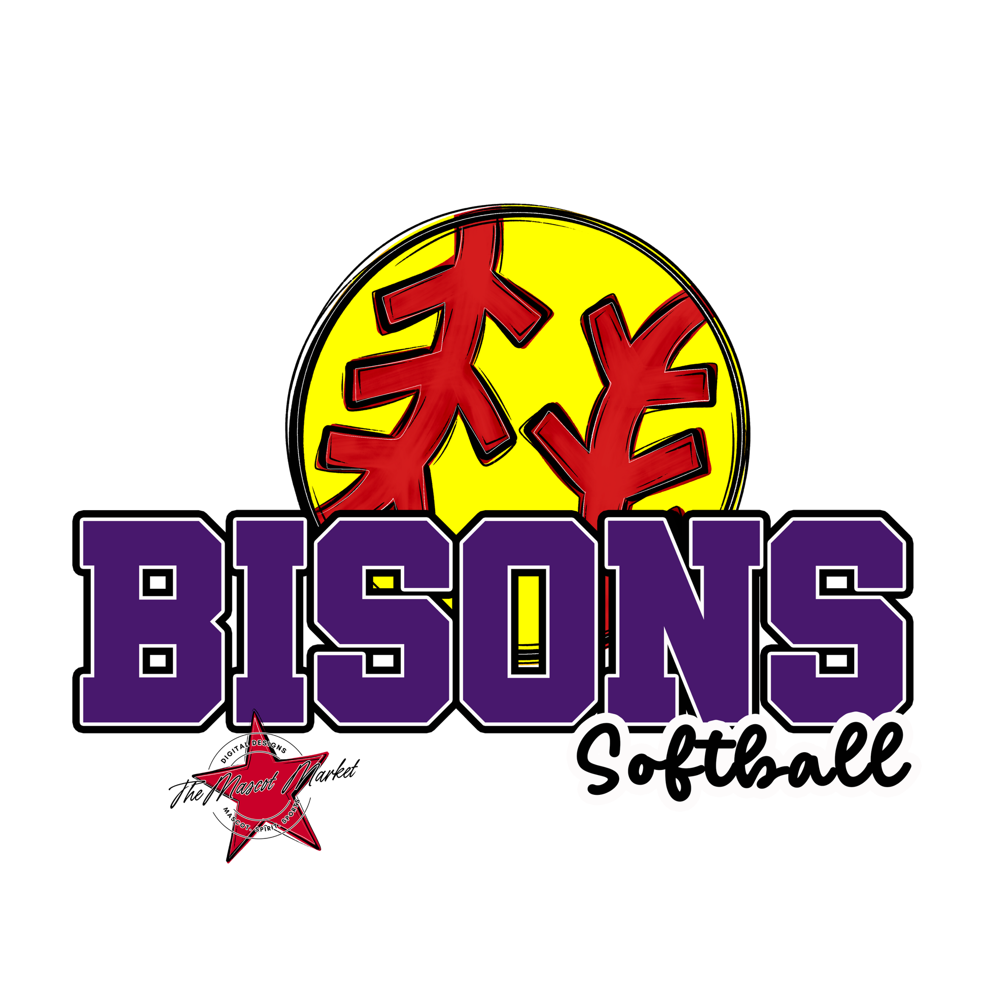 Bisons Varsity Softball-Purple