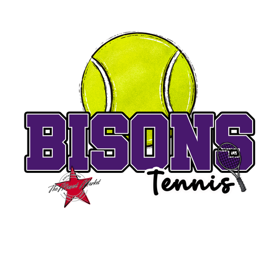 Bisons Varsity Tennis-Purple