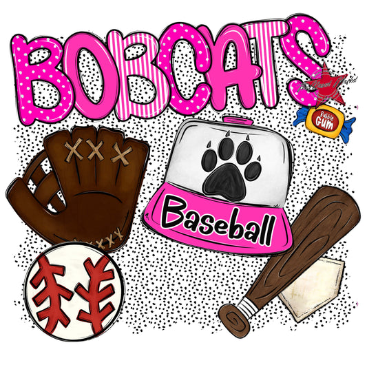 Bobcats Baseball Spirit-Pink