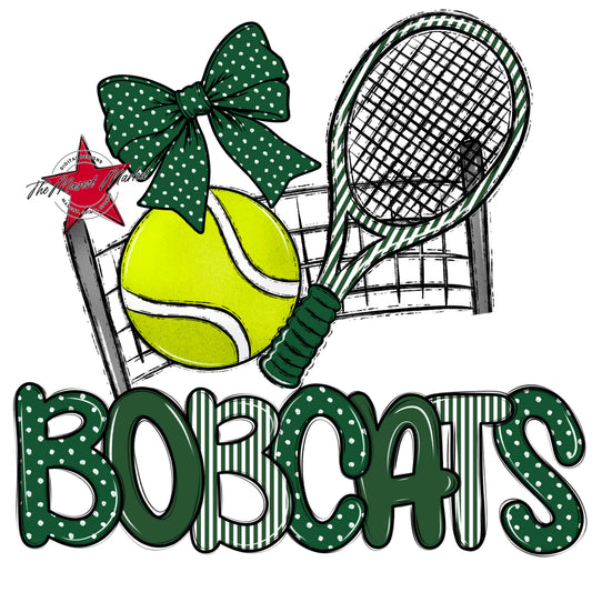 Bobcats Tennis Spirit Design-Green