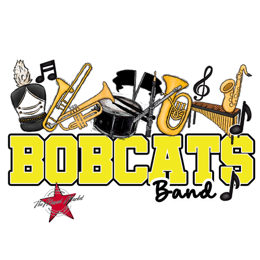 Bobcats Varsity Band-Bright Yellow
