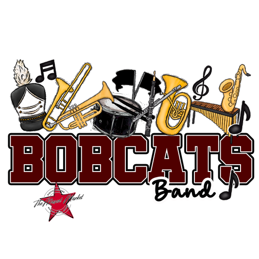 Bobcats Varsity Band-Maroon