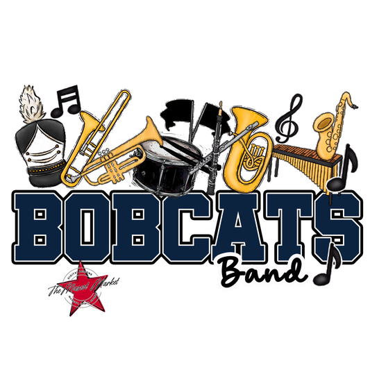 Bobcats Varsity Band-Navy