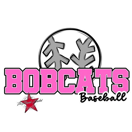 Bobcats Varsity Baseball-Baby Pink