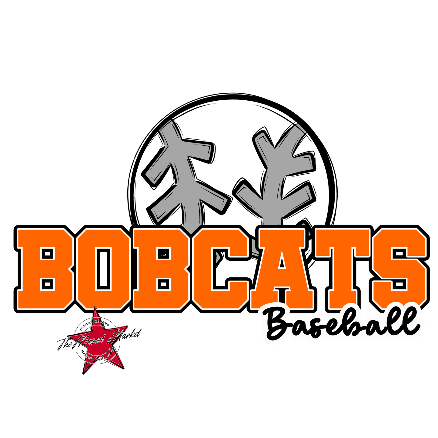 Bobcats Varsity Baseball-Orange