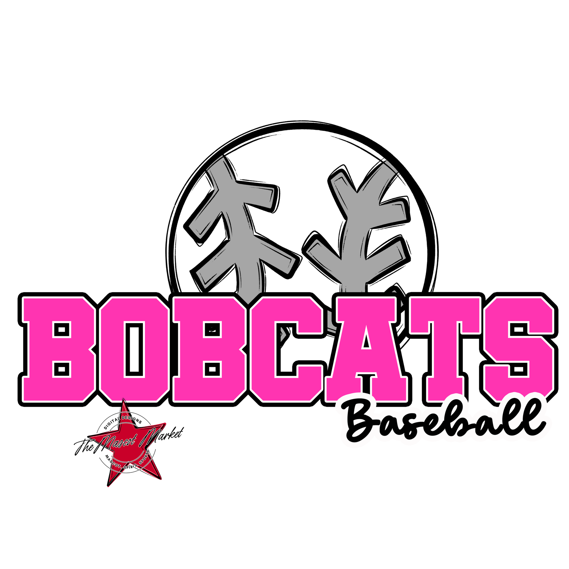 Bobcats Varsity Baseball-Pink