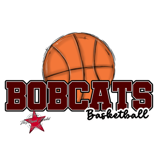 Bobcats Varsity Basketball-Maroon