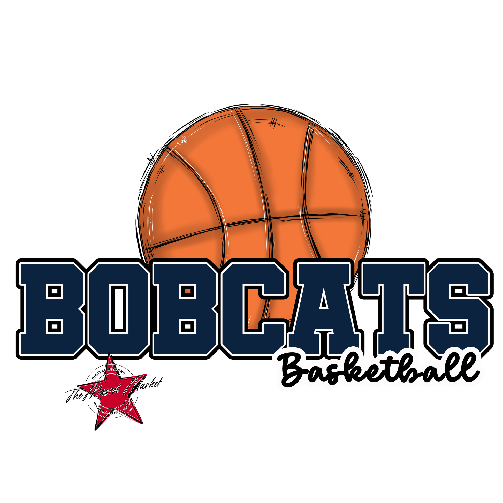 Bobcats Varsity Basketball-Navy