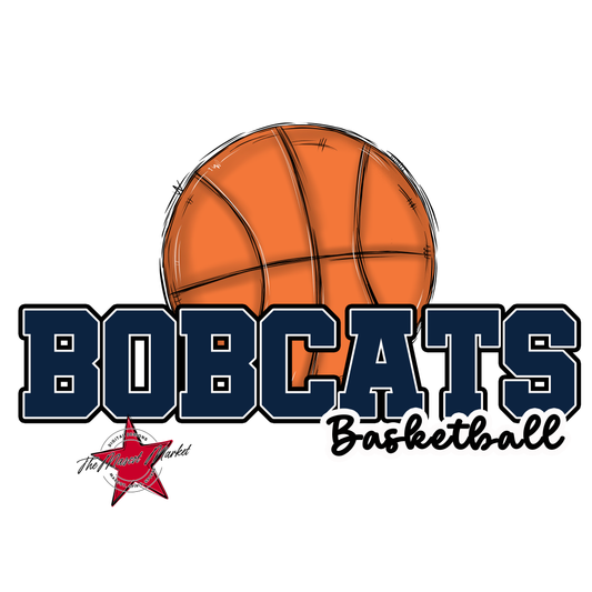 Bobcats Varsity Basketball-Navy