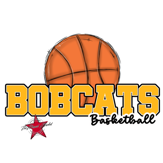 Bobcats Varsity Basketball-Yellow