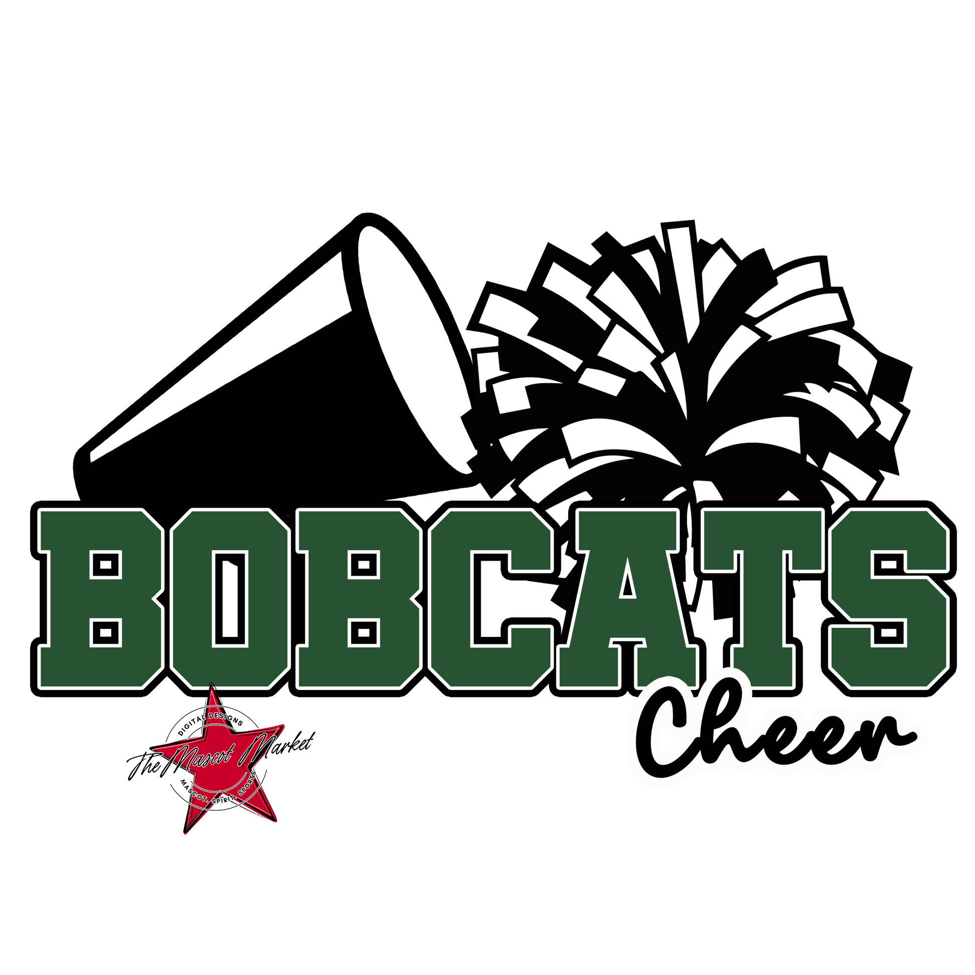 Bobcats Varsity Cheer-Green